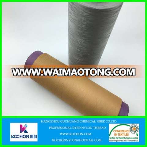 Good evevness high stretch elastic knitting nylon yarn for socks